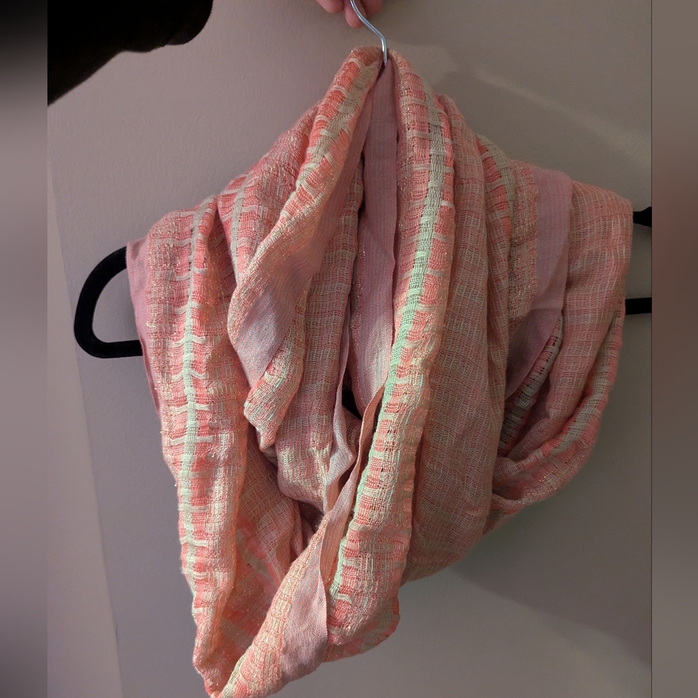 Pink Infinity Scarf
